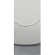 Srebrny łańcuszek Rollo 60 cm  szerokość 0,2 cm  waga 4,8 g