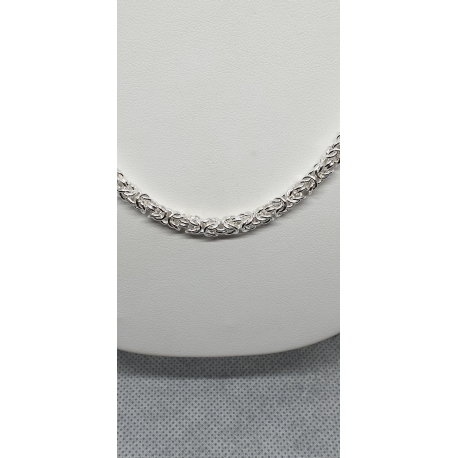 Srebrny łańcuszek Królewski szer 0,6 cm  waga 43,8 g  długość 60 cm